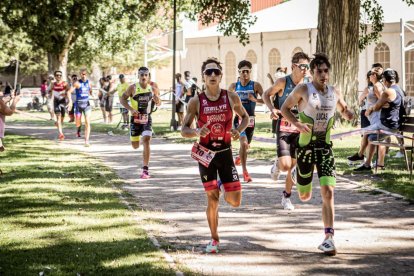 Imágenes de la prueba masculina en el parque de La Arboleda