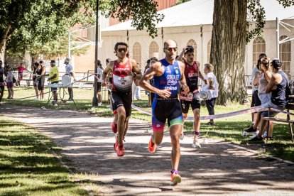 Imágenes de la prueba masculina en el parque de La Arboleda