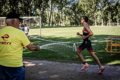 Imágenes de la prueba masculina en el parque de La Arboleda