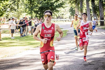 Imágenes de la prueba masculina en el parque de La Arboleda