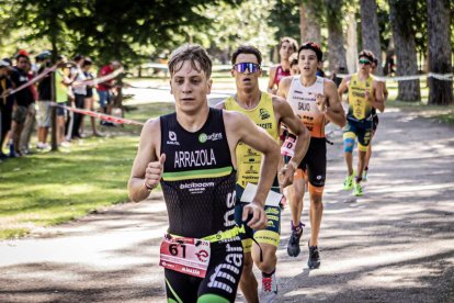 Imágenes de la prueba masculina en el parque de La Arboleda