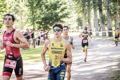 Imágenes de la prueba masculina en el parque de La Arboleda