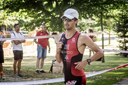 Imágenes de la prueba masculina en el parque de La Arboleda