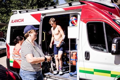 Imágenes de la prueba masculina en el parque de La Arboleda
