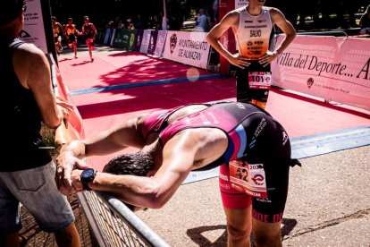Imágenes de la prueba masculina en el parque de La Arboleda