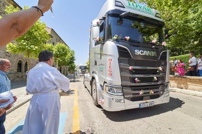 Los transportistas sorianos celebran el día de su patrón.