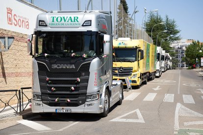 Los transportistas sorianos celebran el día de su patrón.