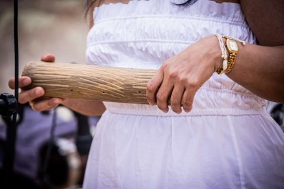 Un espectáculo protagonizado por marimbas y bombos, en el centro Gaya Nuño de Santa Bárbara