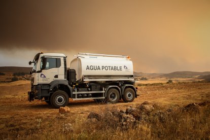 Tensión en el límite provincial de Soria y Guadalajara por el incendio.