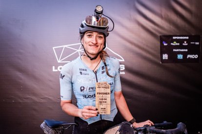 Cecilia Abal fue la primera fémina en cruzar la línea de meta.