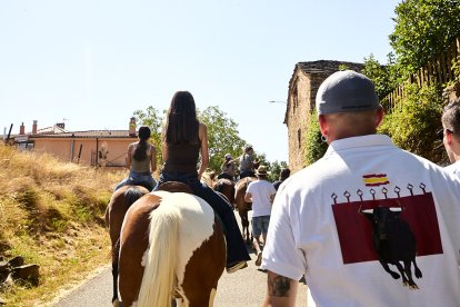 Las reses fueron trasladas a pie y a caballo