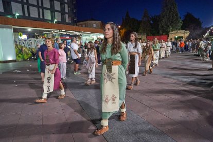 Recreación histórica de la Vulcanalia por las calles de Soria.
