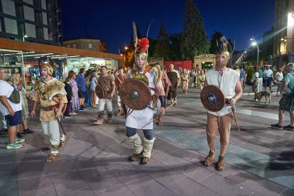 Recreación histórica de la Vulcanalia por las calles de Soria.