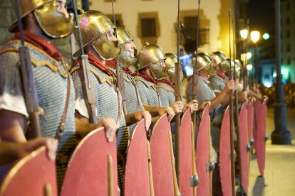 Recreación histórica de la Vulcanalia por las calles de Soria.