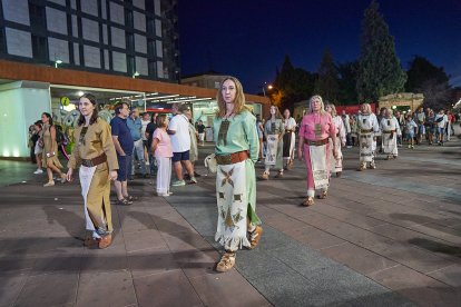 Recreación histórica de la Vulcanalia por las calles de Soria.