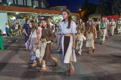 Recreación histórica de la Vulcanalia por las calles de Soria.