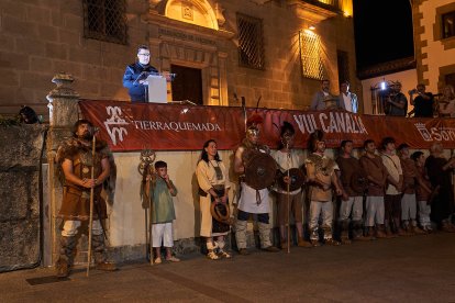 Recreación histórica de la Vulcanalia por las calles de Soria.