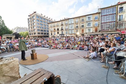 Mariano Granados fue escenario de la última cita del Teatro de Calle.
