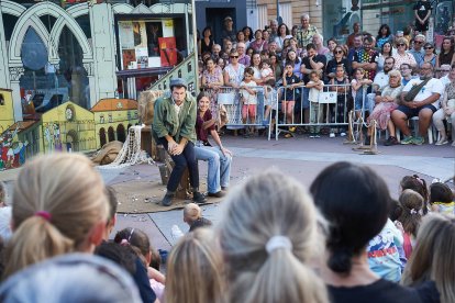 Mariano Granados fue escenario de la última cita del Teatro de Calle.