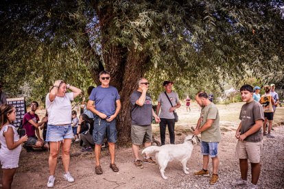 La procesión se celebra en el Cañón el Río Lobos