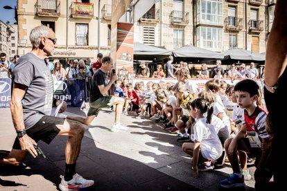 Una previa al 5k y la 21k en la que los pequeños atletas pudieron compartir con los olímpicos