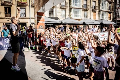 Una previa al 5k y la 21k en la que los pequeños atletas pudieron compartir con los olímpicos