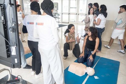El Campus de Soria se moviliza por la salud cardíaca.
