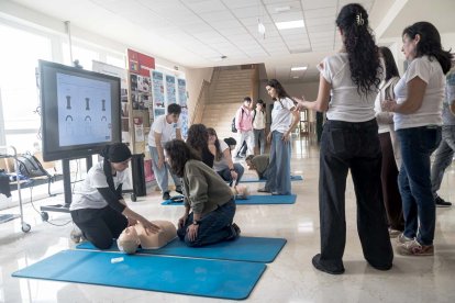 El Campus de Soria se moviliza por la salud cardíaca.