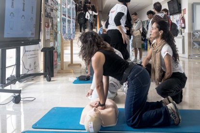 El Campus de Soria se moviliza por la salud cardíaca.