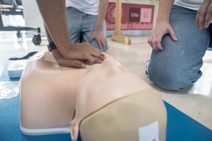 El Campus de Soria se moviliza por la salud cardíaca.