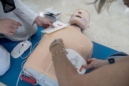 El Campus de Soria se moviliza por la salud cardíaca.
