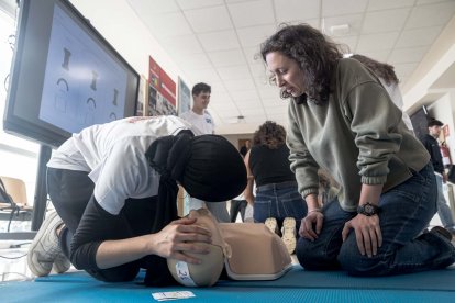 El Campus de Soria se moviliza por la salud cardíaca.