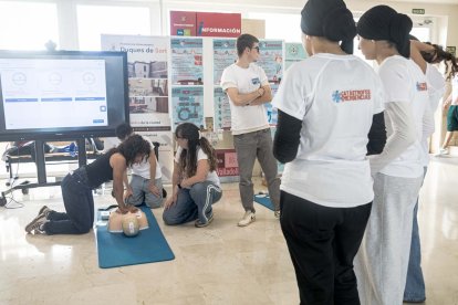 El Campus de Soria se moviliza por la salud cardíaca.