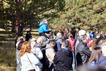 Simulacro de la BRIF de Lubia en Cabrejas del Pinar por la feria Cabforest.