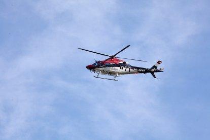 Simulacro de la BRIF de Lubia en Cabrejas del Pinar por la feria Cabforest.