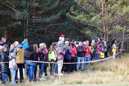 Simulacro de la BRIF de Lubia en Cabrejas del Pinar por la feria Cabforest.