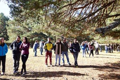 Simulacro de la BRIF de Lubia en Cabrejas del Pinar por la feria Cabforest.