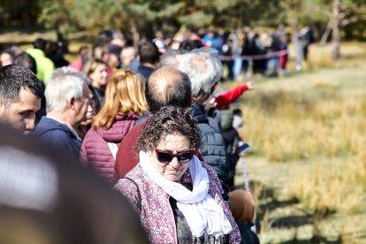 Simulacro de la BRIF de Lubia en Cabrejas del Pinar por la feria Cabforest.