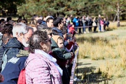 Simulacro de la BRIF de Lubia en Cabrejas del Pinar por la feria Cabforest.