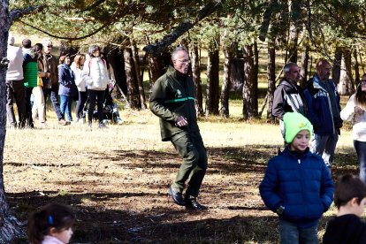 Simulacro de la BRIF de Lubia en Cabrejas del Pinar por la feria Cabforest.