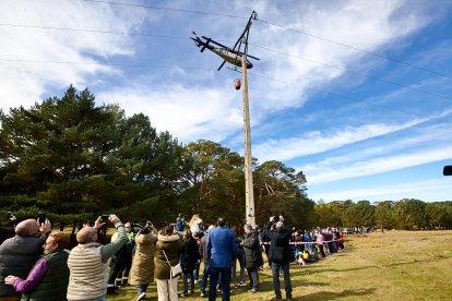 Simulacro de la BRIF de Lubia en Cabrejas del Pinar por la feria Cabforest.