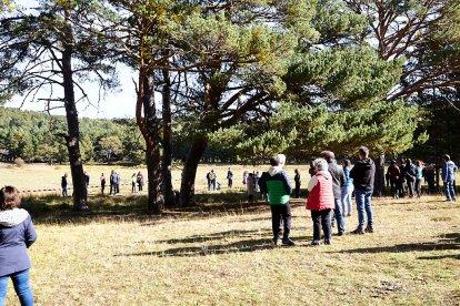 Simulacro de la BRIF de Lubia en Cabrejas del Pinar por la feria Cabforest.
