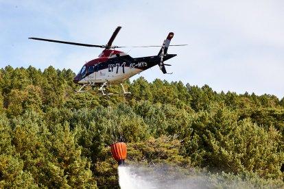 Simulacro de la BRIF de Lubia en Cabrejas del Pinar por la feria Cabforest.