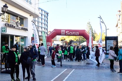 Soria se vuelca con la marcha solidaria contra el cáncer.
