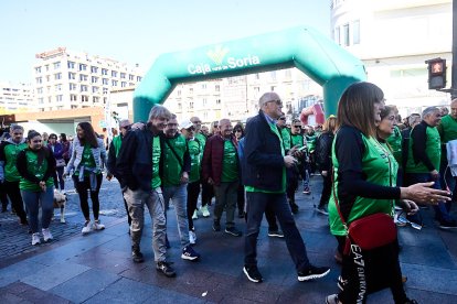 Soria se vuelca con la marcha solidaria contra el cáncer.