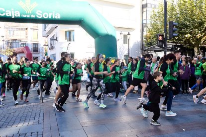 Soria se vuelca con la marcha solidaria contra el cáncer.