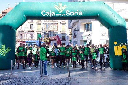 Soria se vuelca con la marcha solidaria contra el cáncer.