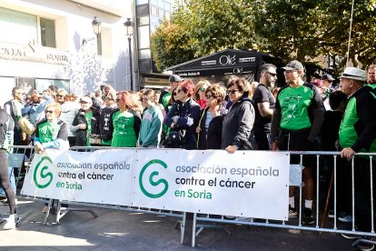 Soria se vuelca con la marcha solidaria contra el cáncer.