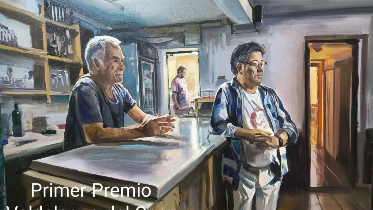 El ganador del concurso de pintura de Valdelagua ha sido Eduardo Alsasua.