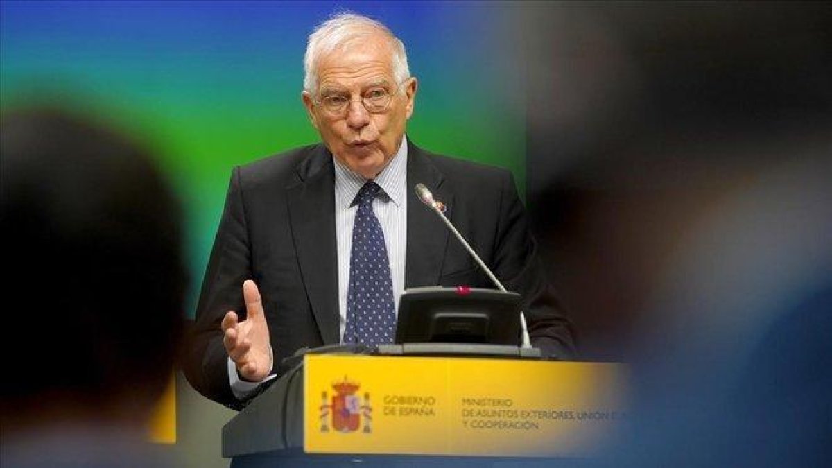 Josep Borrell, ministro de Exteriores en funciones.-JOSÉ LUIS ROCA